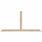 Ekena Millwork Portland Smooth Timber Gable Bracket, Douglas Fir, 72"W x 36"H x 1 1/2"D x 3 1/2"F, 12/12 Pitch GBW072X36X0204POR00SDF - alternate 1
